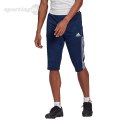 Spodnie męskie adidas Tiro 21 3/4 granatowe GH4473 Adidas teamwear Spodnie męskie adidas Tiro 21 3/4 granatowe GH4473 Adidas teamwear