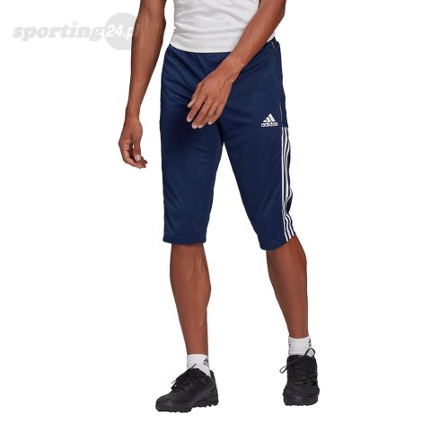 Spodnie męskie adidas Tiro 21 3/4 granatowe GH4473 Adidas teamwear Spodnie męskie adidas Tiro 21 3/4 granatowe GH4473 Adidas teamwear