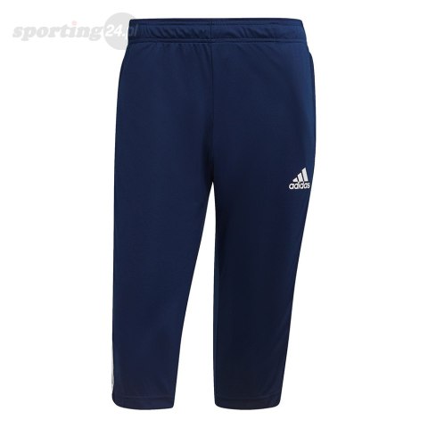 Spodnie męskie adidas Tiro 21 3/4 granatowe GH4473 Adidas teamwear Spodnie męskie adidas Tiro 21 3/4 granatowe GH4473 Adidas teamwear