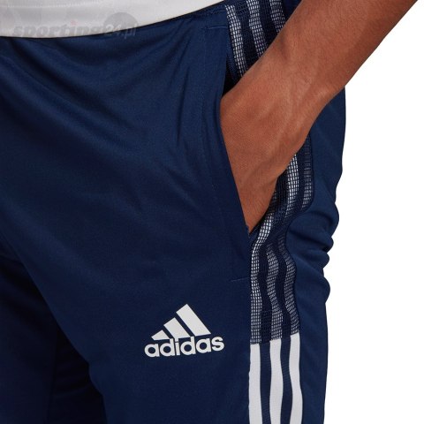 Spodnie męskie adidas Tiro 21 3/4 granatowe GH4473 Adidas teamwear Spodnie męskie adidas Tiro 21 3/4 granatowe GH4473 Adidas teamwear