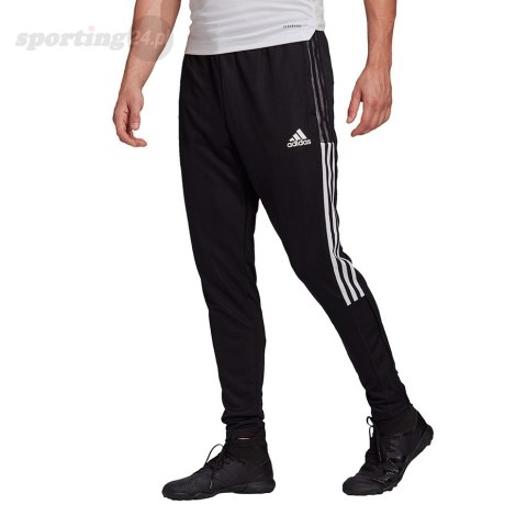 Spodnie męskie adidas Tiro 21 Track Pants czarne GH7305 Adidas teamwear Spodnie męskie adidas Tiro 21 Track Pants czarne GH7305 Adidas teamwear