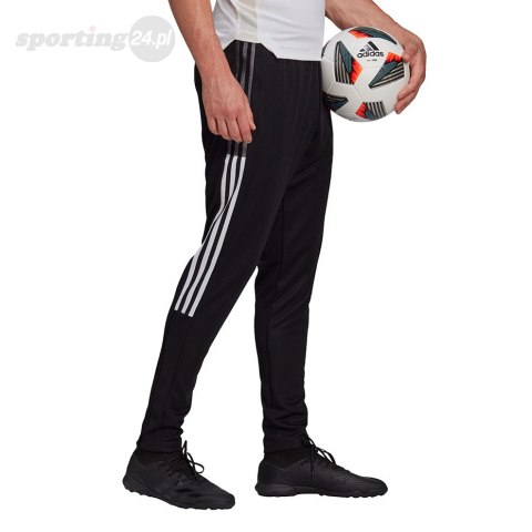 Spodnie męskie adidas Tiro 21 Track Pants czarne GH7305 Adidas teamwear Spodnie męskie adidas Tiro 21 Track Pants czarne GH7305 Adidas teamwear