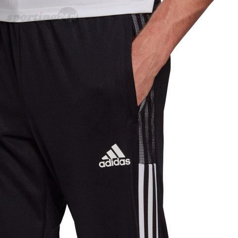 Spodnie męskie adidas Tiro 21 Track Pants czarne GH7305 Adidas teamwear Spodnie męskie adidas Tiro 21 Track Pants czarne GH7305 Adidas teamwear
