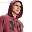 Bluza męska Under Armour Rival Fleece Big Logo HD burgund 1357093 652 Under Armour