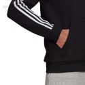 Bluza męska adidas Essentials Full-Zip Hoodie czarna GK9051 Adidas