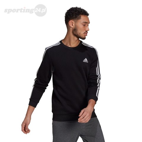 Bluza męska adidas Essentials Sweatshirt czarna GK9106 Adidas Bluza męska adidas Essentials Sweatshirt czarna GK9106 Adidas
