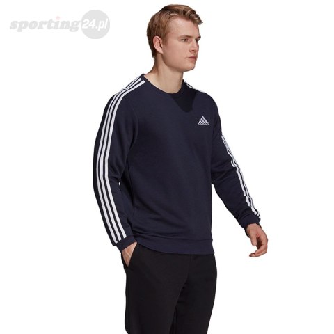 Bluza męska adidas Essentials Sweatshirt granatowa GK9079 Adidas Bluza męska adidas Essentials Sweatshirt granatowa GK9079 Adidas