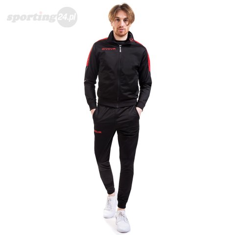 Dres Givova Tuta Revolution czarno-czerwony TR033 1012 Givova Dres Givova Tuta Revolution czarno-czerwony TR033 1012 Givova