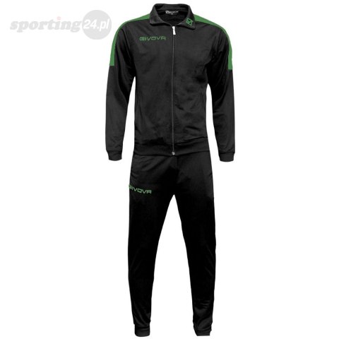 Dres Givova Tuta Revolution czarno-zielony TR033 1013 Givova Dres Givova Tuta Revolution czarno-zielony TR033 1013 Givova