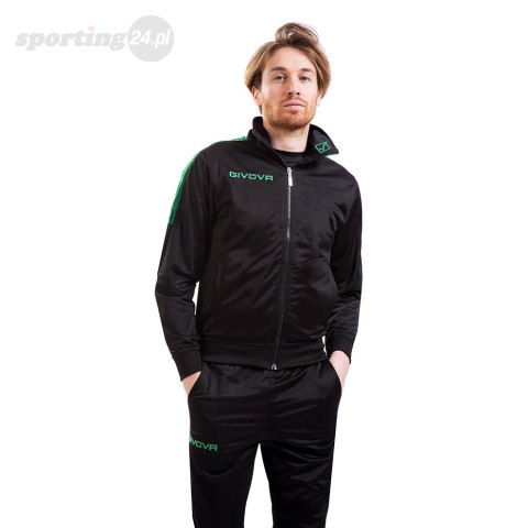 Dres Givova Tuta Revolution czarno-zielony TR033 1013 Givova Dres Givova Tuta Revolution czarno-zielony TR033 1013 Givova