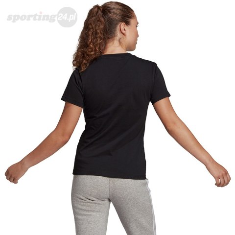 Koszulka damska adidas Essentials Regular T-Shirt czarna GL0722 Adidas Koszulka damska adidas Essentials Regular T-Shirt czarna GL0722 Adidas