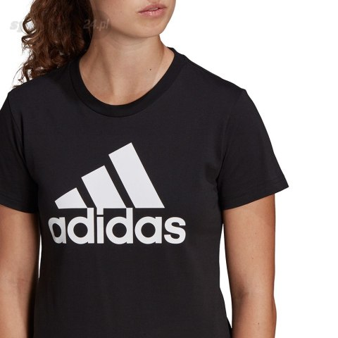Koszulka damska adidas Essentials Regular T-Shirt czarna GL0722 Adidas Koszulka damska adidas Essentials Regular T-Shirt czarna GL0722 Adidas