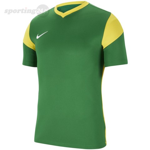 Koszulka męska Nike Dri-FIT Park Derby III Jersey zielono-żółta CW3826 303 Nike Team Koszulka męska Nike Dri-FIT Park Derby III Jersey zielono-żółta CW3826 303 Nike Team