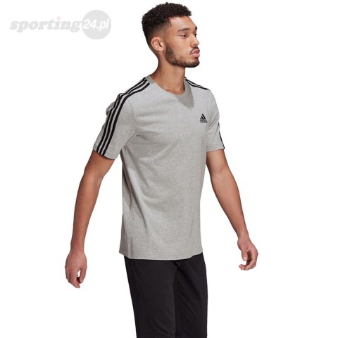 Koszulka męska adidas Essentials T-Shirt szara GL3735 Adidas Koszulka męska adidas Essentials T-Shirt szara GL3735 Adidas