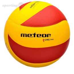 Piłka siatkowa Meteor Chili Pu Mini żółto-czerwona 10065 Meteor