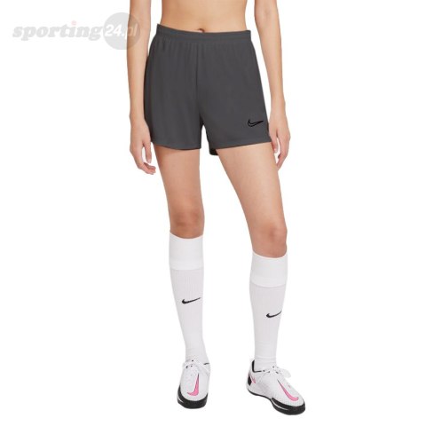 Spodenki damskie Nike Dri-FIT Academy szare CV2649 060 Nike Football Spodenki damskie Nike Dri-FIT Academy szare CV2649 060 Nike Football