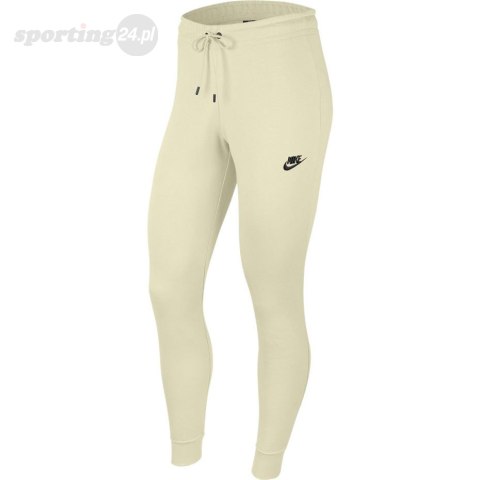 Spodnie damskie Nike Essntl Flc Mr Pnt Tight beżowe BV4099 113 Nike