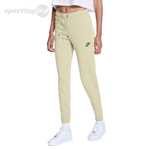 Spodnie damskie Nike Essntl Flc Mr Pnt Tight beżowe BV4099 113 Nike Spodnie damskie Nike Essntl Flc Mr Pnt Tight beżowe BV4099 113 Nike