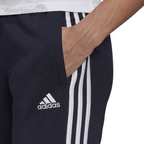 Spodnie damskie adidas Essentials Slim Tapered Cuffed Pant granatowe GM8736 Adidas Spodnie damskie adidas Essentials Slim Tapered Cuffed Pant granatowe GM8736 Adidas