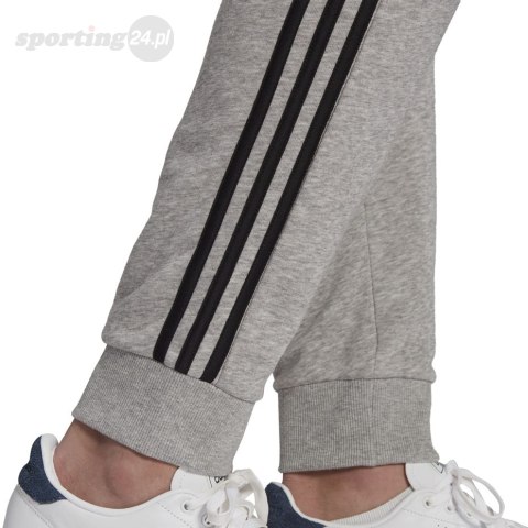 Spodnie męskie adidas Essentials Tapered Cuff 3 Stripes szare GK8889 Adidas Spodnie męskie adidas Essentials Tapered Cuff 3 Stripes szare GK8889 Adidas