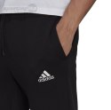 Spodnie męskie adidas Essentials Tapered Cuff Pants czarne GK9268 Adidas