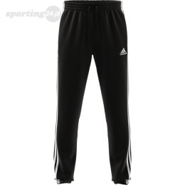 Spodnie męskie adidas Essentials Tapered Elasticcuff 3 Stripes Pant czarne GK8829 Adidas