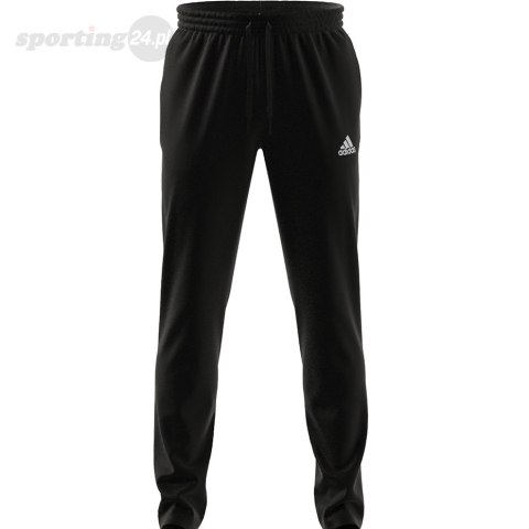 Spodnie męskie adidas Essentials Tapered Open Hem Pants czarne GK9222 Adidas Spodnie męskie adidas Essentials Tapered Open Hem Pants czarne GK9222 Adidas