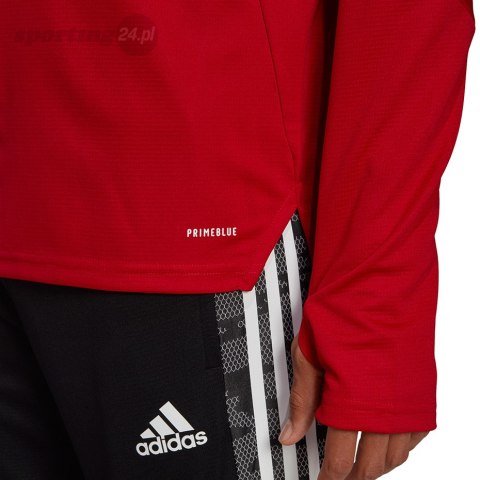 Bluza męska adidas Condivo 21 Training Top Primeblue czerwona GH7155 Adidas teamwear Bluza męska adidas Condivo 21 Training Top Primeblue czerwona GH7155 Adidas teamwear