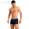 Bokserki męskie Puma Placed Logo Boxer 2P czarne 906519 03 Puma