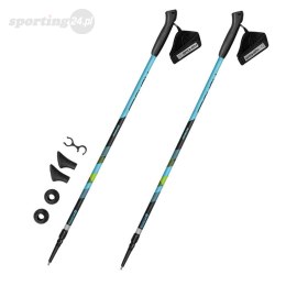 Kijki Nordic Walking Spokey Meadow niebiesko-czarno-zielone 929462 Spokey