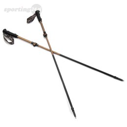 Kijki trekkingowe Spokey Quick brązowo-czarne 929473 Spokey