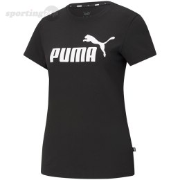 Koszulka damska Puma ESS Logo Tee czarna 586774 01 Puma