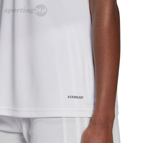 Koszulka damska adidas Squadra 21 Jersey biała GN5753 Adidas teamwear Koszulka damska adidas Squadra 21 Jersey biała GN5753 Adidas teamwear