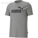 Koszulka męska Puma ESS Logo Tee Medium szara 586666 03 Puma