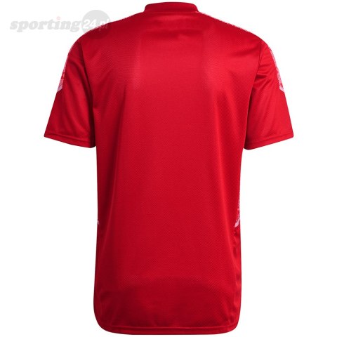 Koszulka męska adidas Condivo 21 Training Jersey Primeblue czerwona GH7166 Adidas teamwear Koszulka męska adidas Condivo 21 Training Jersey Primeblue czerwona GH7166 Adidas teamwear