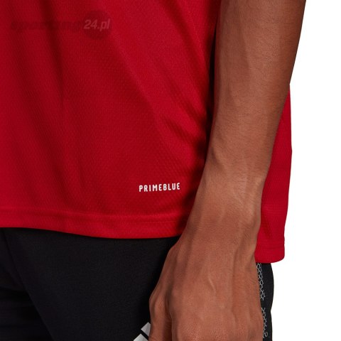 Koszulka męska adidas Condivo 21 Training Jersey Primeblue czerwona GH7166 Adidas teamwear Koszulka męska adidas Condivo 21 Training Jersey Primeblue czerwona GH7166 Adidas teamwear