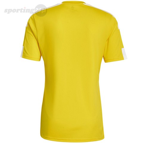 Koszulka męska adidas Squadra 21 Jersey Short Sleeve żółta GN5728 Adidas teamwear Koszulka męska adidas Squadra 21 Jersey Short Sleeve żółta GN5728 Adidas teamwear