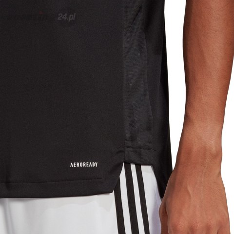 Koszulka męska adidas Tiro 21 Training Jersey czarna GM7586 Adidas teamwear Koszulka męska adidas Tiro 21 Training Jersey czarna GM7586 Adidas teamwear