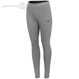 Legginsy damskie 4F średni szary melanż H4L21 LEG010 24M 4F
