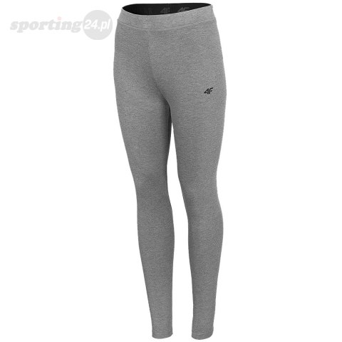 Legginsy damskie 4F średni szary melanż H4L21 LEG010 24M 4F Legginsy damskie 4F średni szary melanż H4L21 LEG010 24M 4F