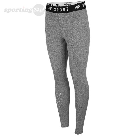Legginsy damskie 4F szary melanż NOSH4 SPDF001 25M 4F Legginsy damskie 4F szary melanż NOSH4 SPDF001 25M 4F