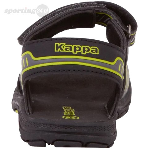 Sandały dla dzieci Kappa Paxos czarno-limonkowe 260864K 1133 Kappa Sandały dla dzieci Kappa Paxos czarno-limonkowe 260864K 1133 Kappa