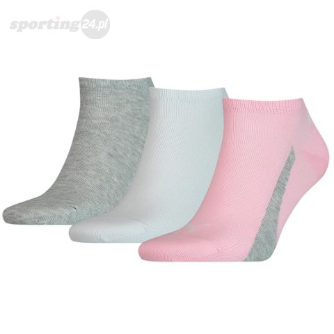 Skarpety Puma Unisex Lifestyle Sneakers szare, białe, różowe 907951 04 Puma Skarpety Puma Unisex Lifestyle Sneakers szare, białe, różowe 907951 04 Puma
