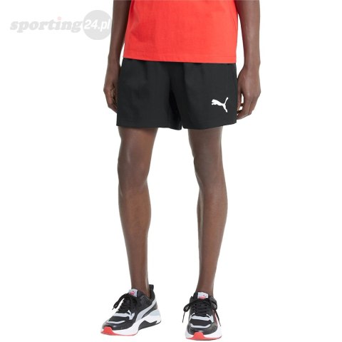 Spodenki męskie Puma Active Woven Shorts czarne 586728 01 Puma Spodenki męskie Puma Active Woven Shorts czarne 586728 01 Puma