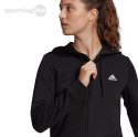 Bluza damska adidas Essentials Linear Ful zipp Hoodie czarna GL0791 Adidas