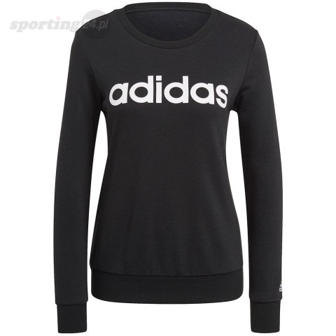 Bluza damska adidas Essentials Linear Sweatshirt czarna GL0718 Adidas