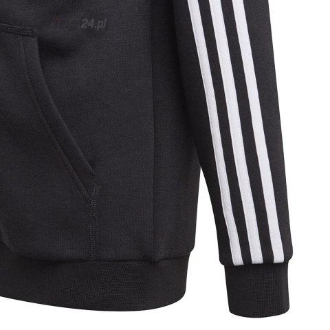 Bluza dla dzieci adidas Essentials 3-Stripes Hoodie czarna GQ8900 Adidas Bluza dla dzieci adidas Essentials 3-Stripes Hoodie czarna GQ8900 Adidas