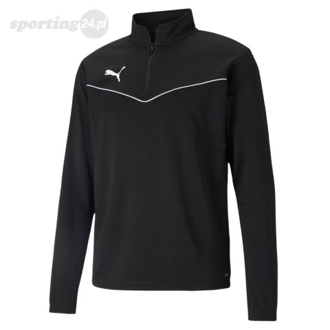 Bluza męska Puma teamRISE 1 4 Zip Top czarna 657394 03 Puma Bluza męska Puma teamRISE 1 4 Zip Top czarna 657394 03 Puma