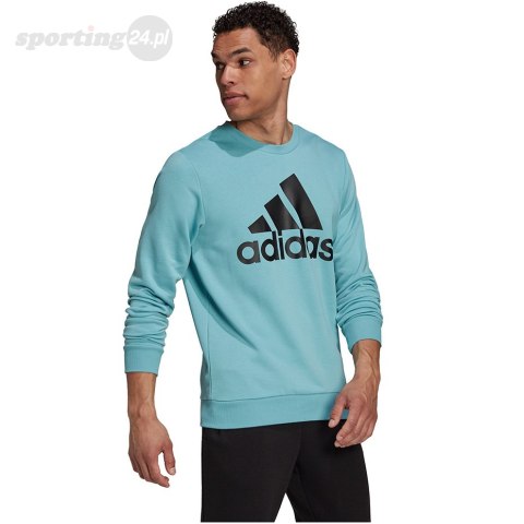 Bluza męska adidas Essentials Big Logo Sweatshirt niebieska H12163 Adidas Bluza męska adidas Essentials Big Logo Sweatshirt niebieska H12163 Adidas