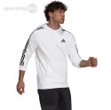 Bluza męska adidas Essentials Fleece 3-Stripes Hoodie biała GU2522 Adidas